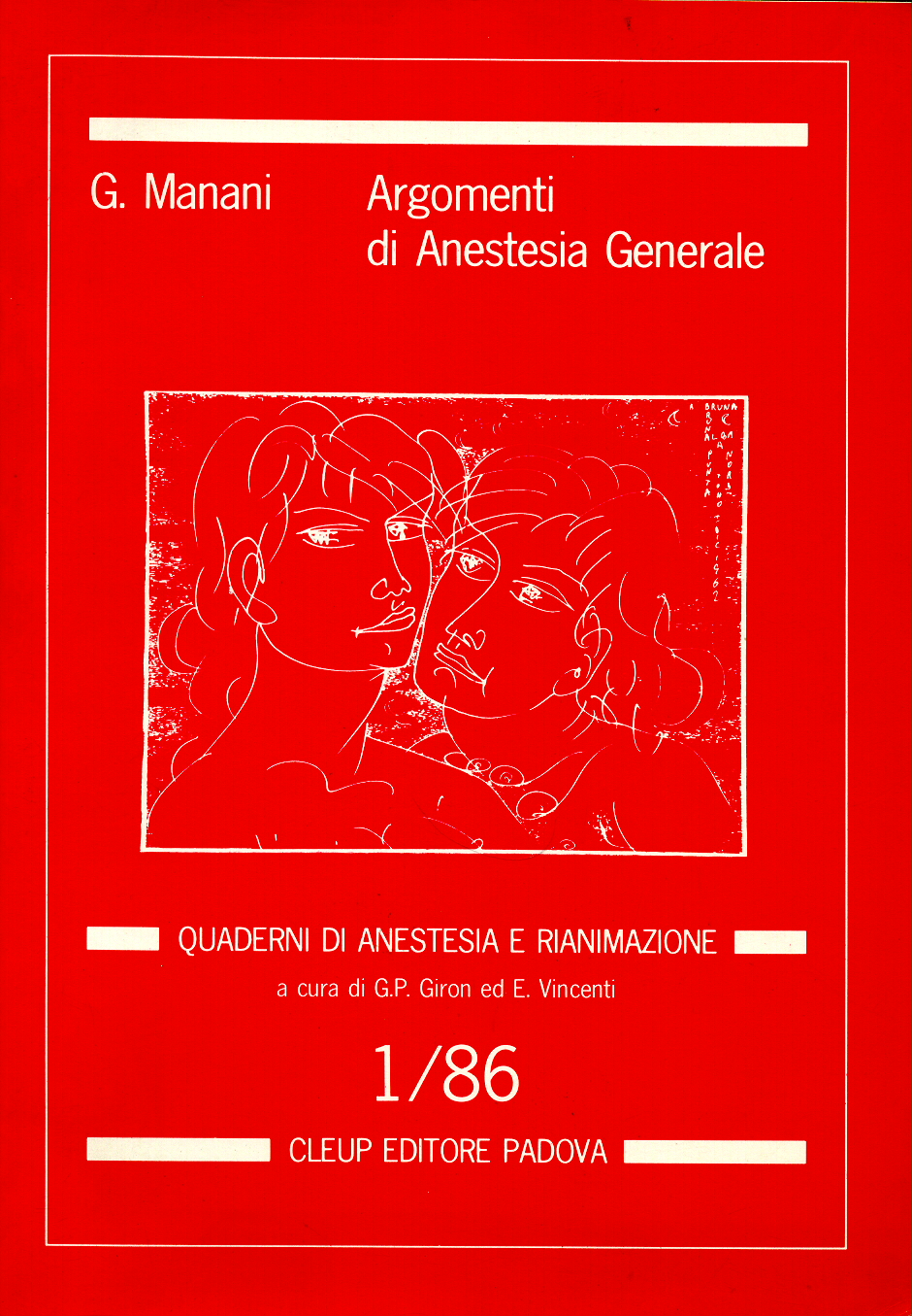 Copertina di Argomenti di Anestesia Generale