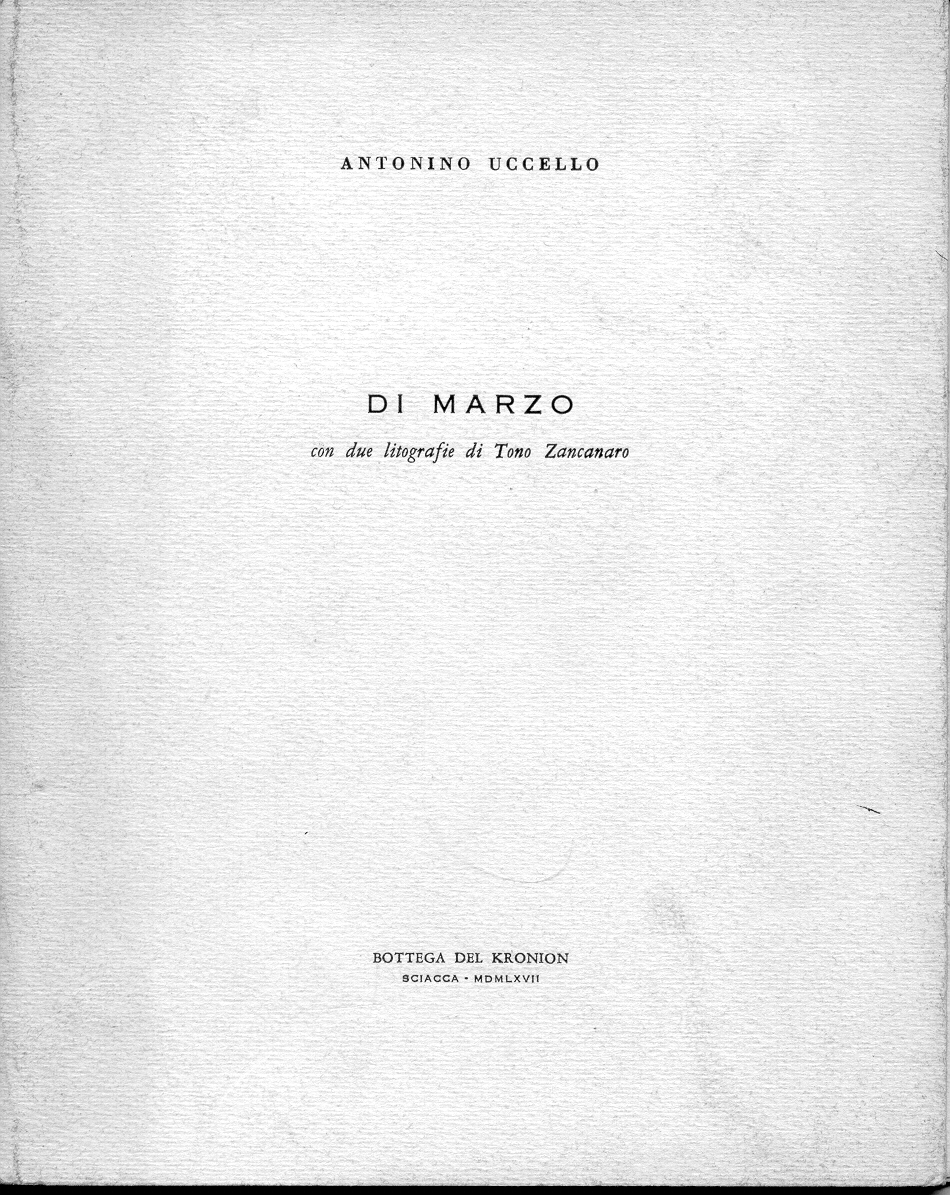 Copertina di Di marzo