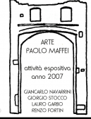 Copertina di Arte Paolo Maffei - attività espositiva anno 2007