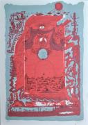 Sylvano a Tono - Mussolente (A 4 mani), litografia del 1973, dim. mm 700x500 (alt x base)